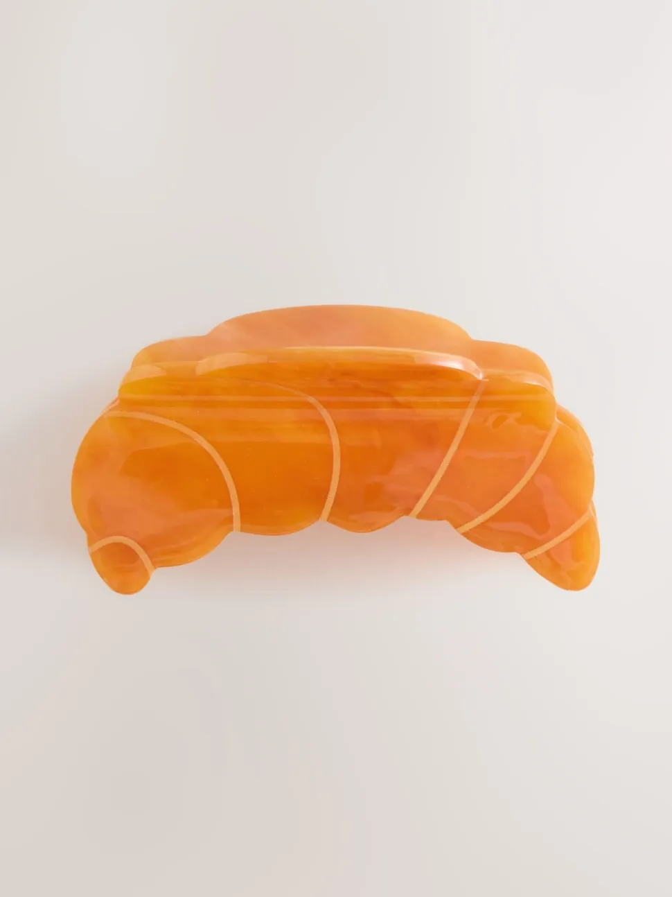 Marron - Croissant Hair Claw Clip