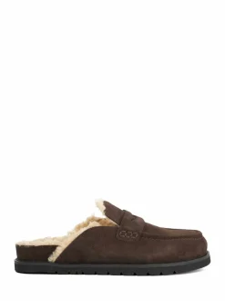 Marron - Dune London Mocassins dos nu doublés Goldy