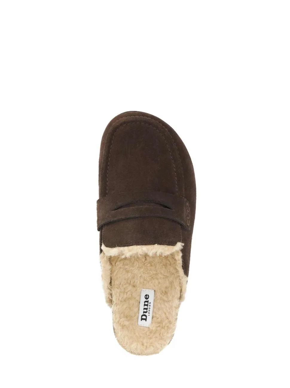 Marron - Dune London Mocassins dos nu doublés Goldy