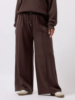 Marron - Jogging Yours Curve jambes larges