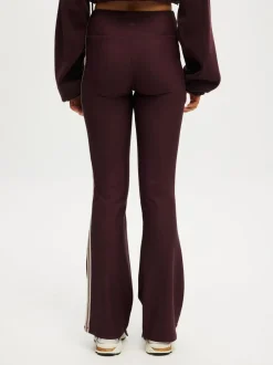 Marron - Leggings évasés doublés de polaire Cotton On
