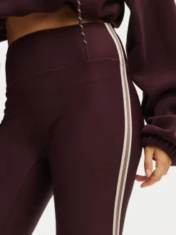 Marron - Leggings évasés doublés de polaire Cotton On