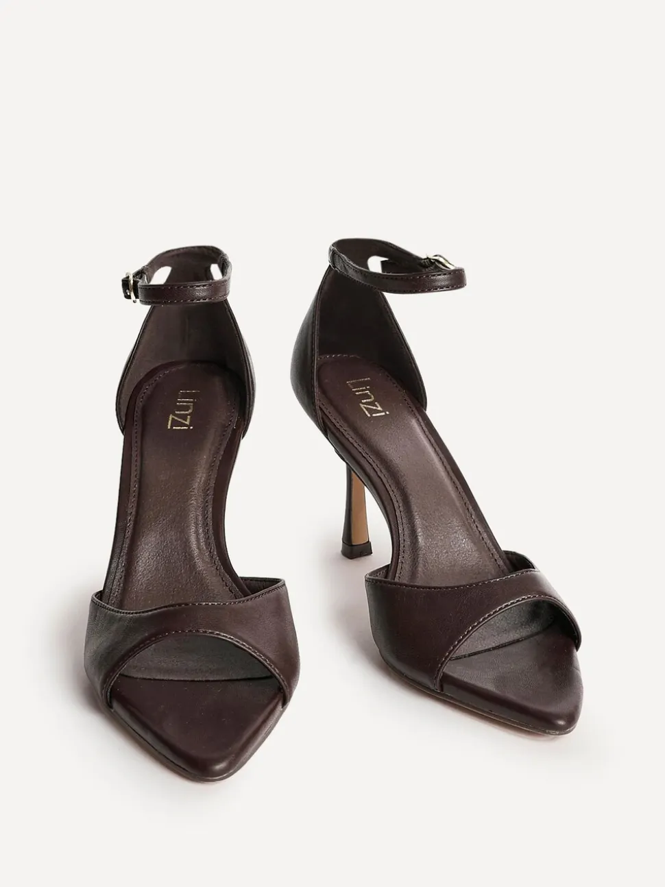 Marron - Linzi Chaussures à talons aiguilles à bout pointu