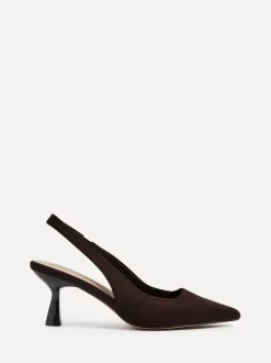 Marron - Linzi Presley Stiletto Pointed Escarpins et talons