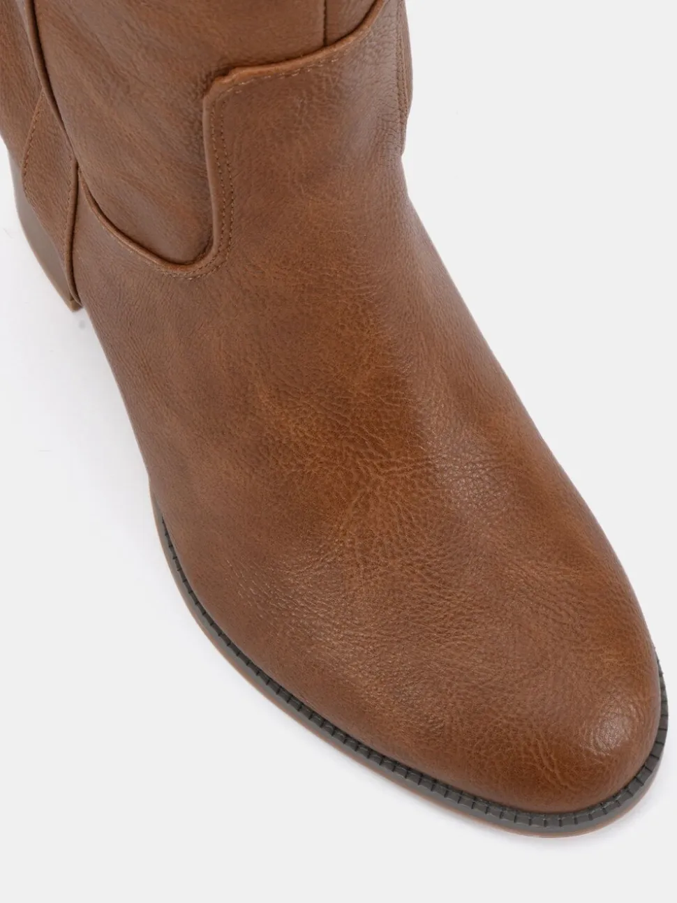 Marron - Novo Bottes Giovanna à talon carré
