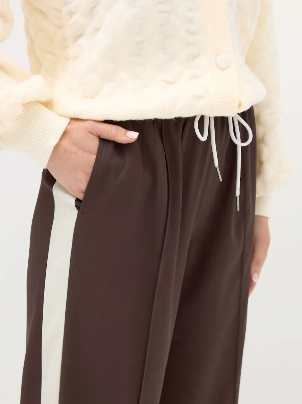 Marron - Pantalon Long Tall Sally large