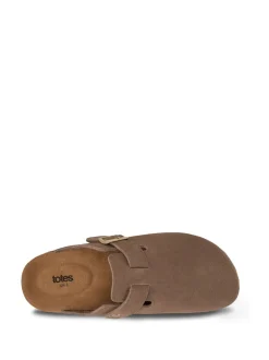 Marron - Sabots Totes en daim