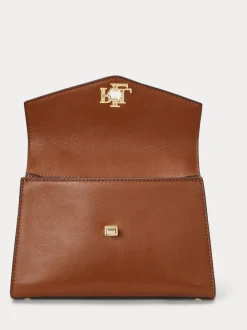 Marron - Sacoche Lauren Ralph Lauren Farrah en cuir à poignée supérieure