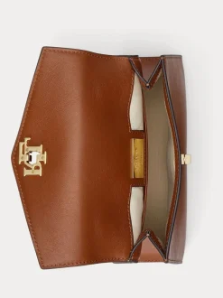 Marron - Sacoche Lauren Ralph Lauren Farrah en cuir à poignée supérieure