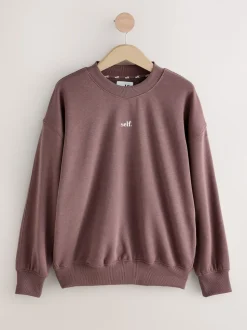 Marron - soi-même. Sweatshirt