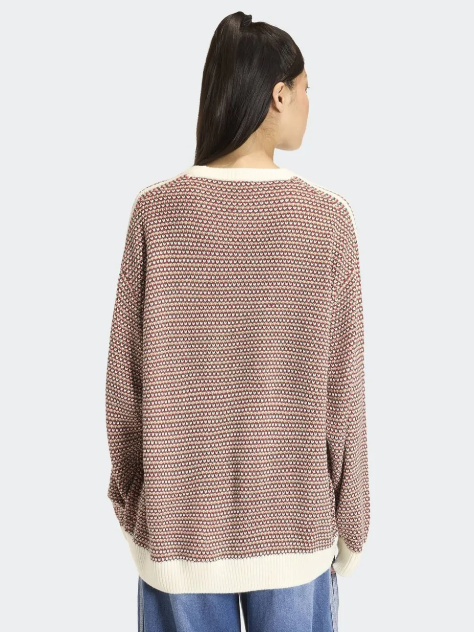 Marron - Sweat-shirt Adidas Original Holiday Pack en maille