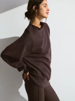Marron - Sweat-shirt YPB Abercrombie & Fitch