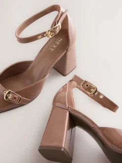 Marron - Talons Forever Comfort® à boucle et bout fermé