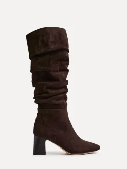 Marron alpin - Bottes hautes Linzi Alpine froncées