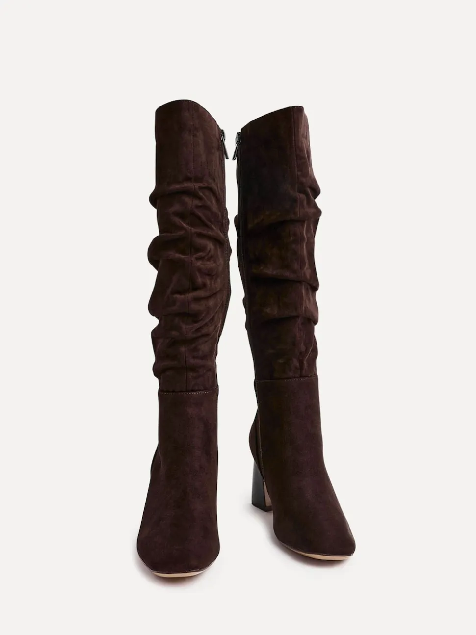 Marron alpin - Bottes hautes Linzi Alpine froncées