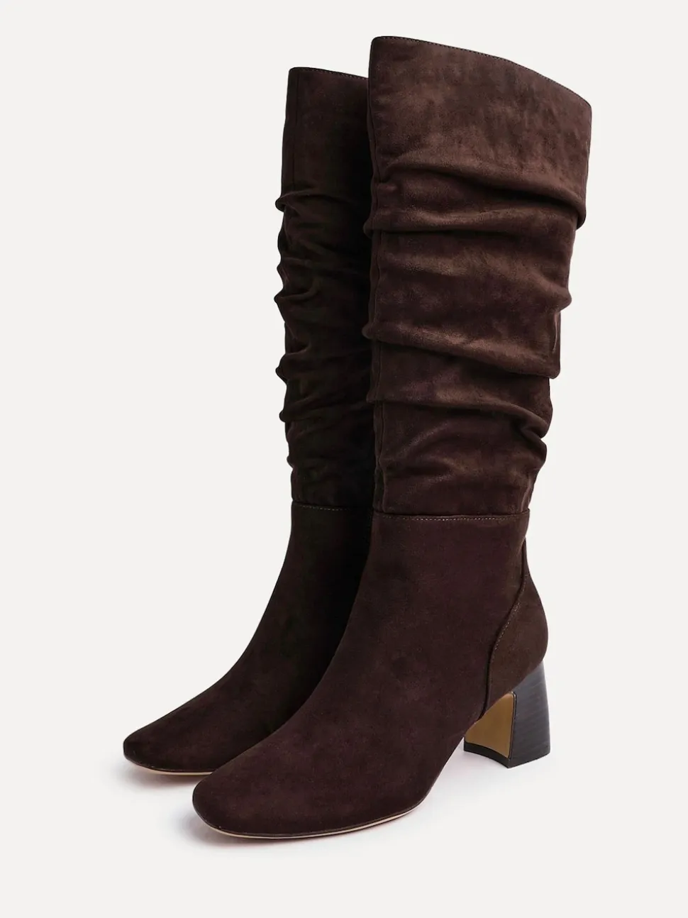 Marron alpin - Bottes hautes Linzi Alpine froncées