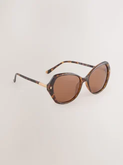 Marron écaille de tortue - Lunettes de soleil XL