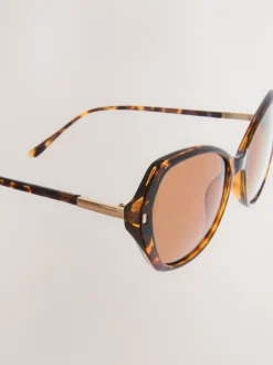 Marron écaille de tortue - Lunettes de soleil XL