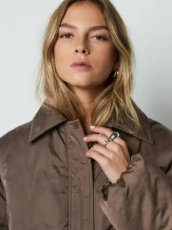 Marron chocolat - Blouson imperméable