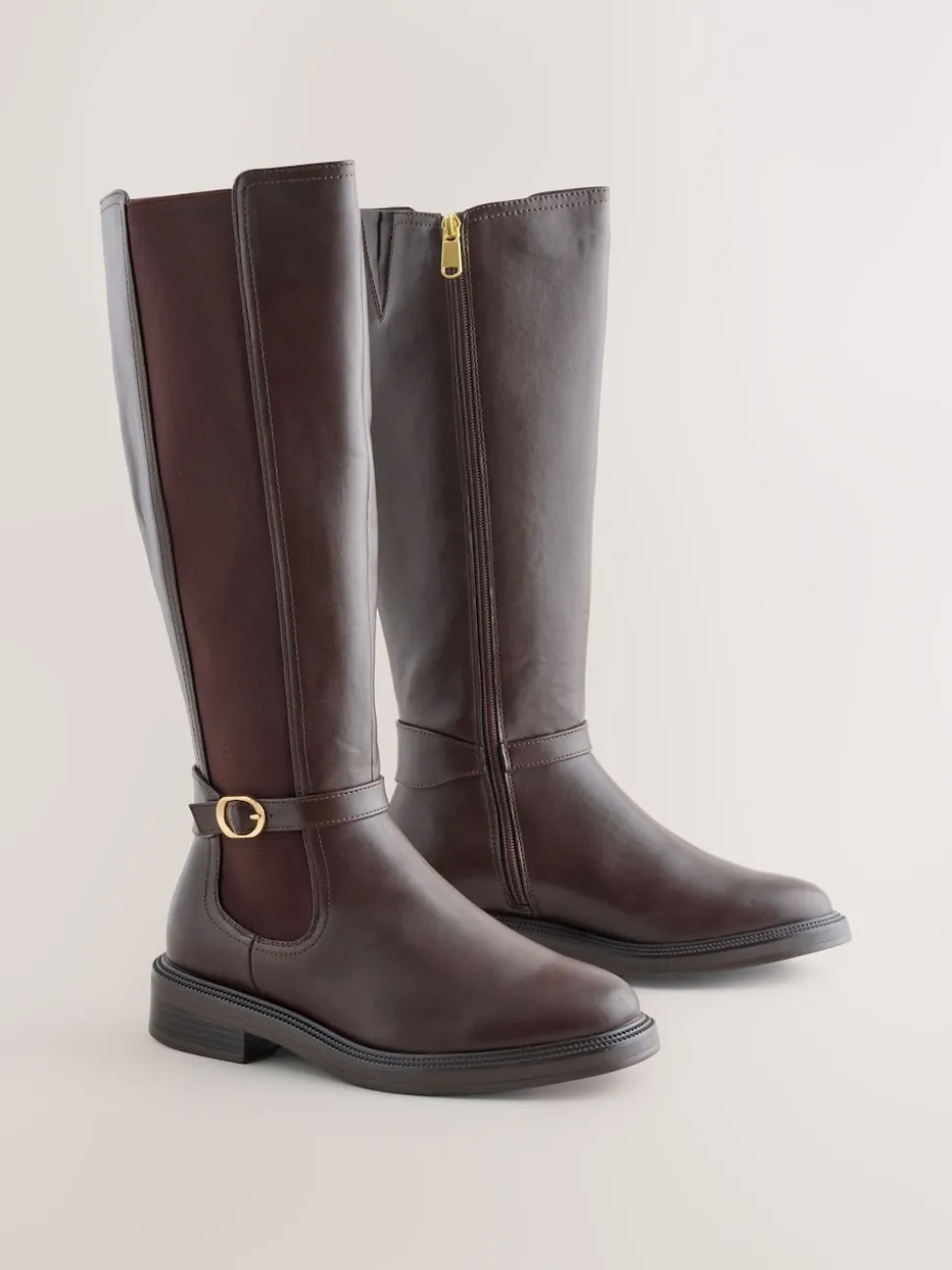 Marron chocolat - Bottes d’équitation Forever Comfort® à boucle