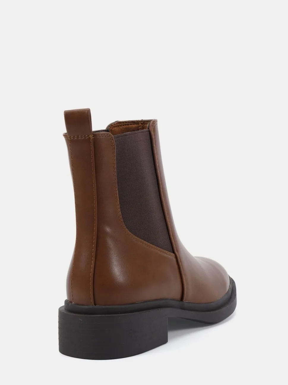 Marron chocolat - Bottes plates Chelsea Novo