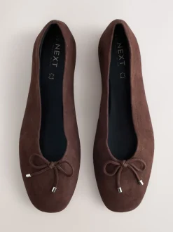 Marron chocolat - Chaussures plates Forever Comfort® en daim à taille haute