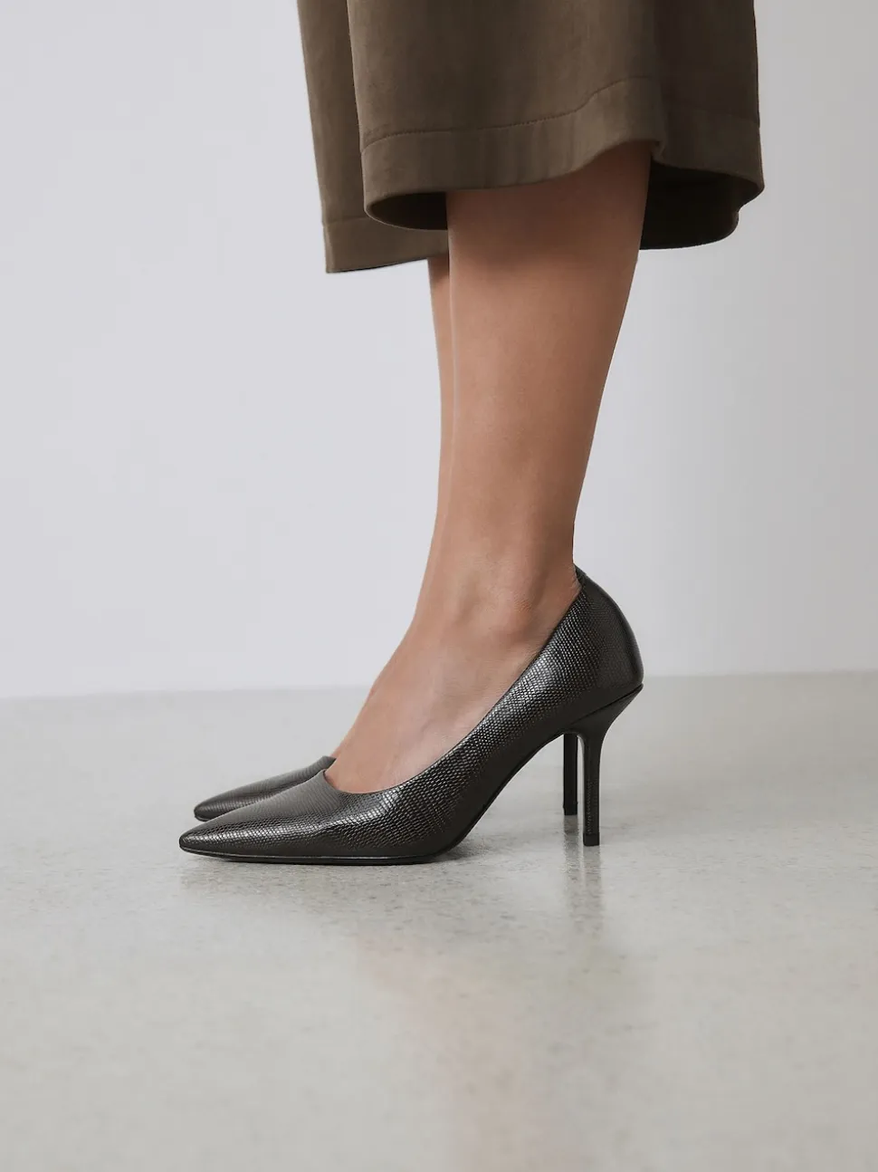 Marron chocolat - Chaussures à talons Forever Comfort® à bout pointu