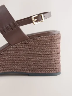 Marron chocolat - Chaussures compensées Craft en cuir haut de gamme
