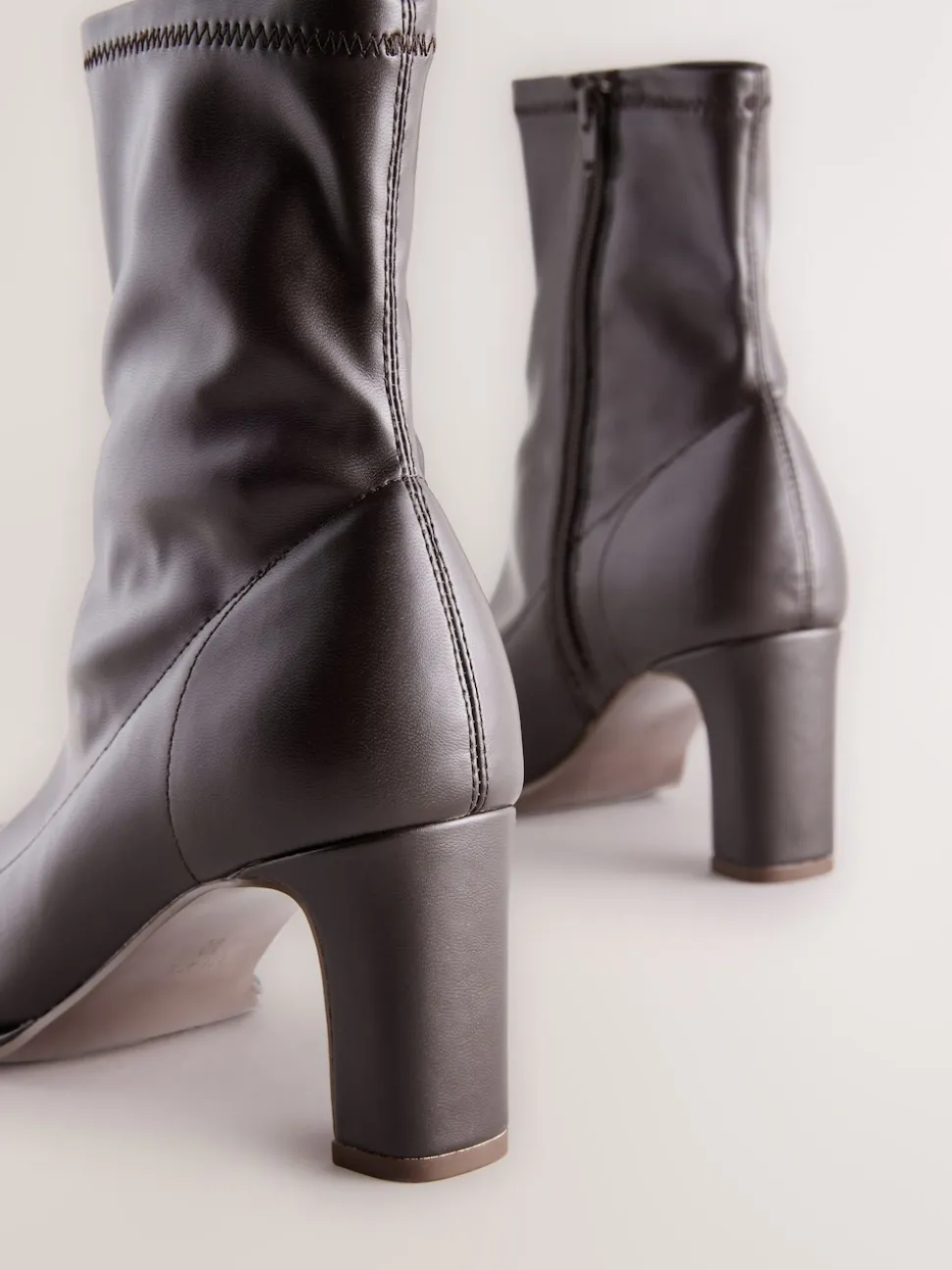 Marron chocolat - Forever Comfort® Bottes/Bottines chaussettes à bout rond