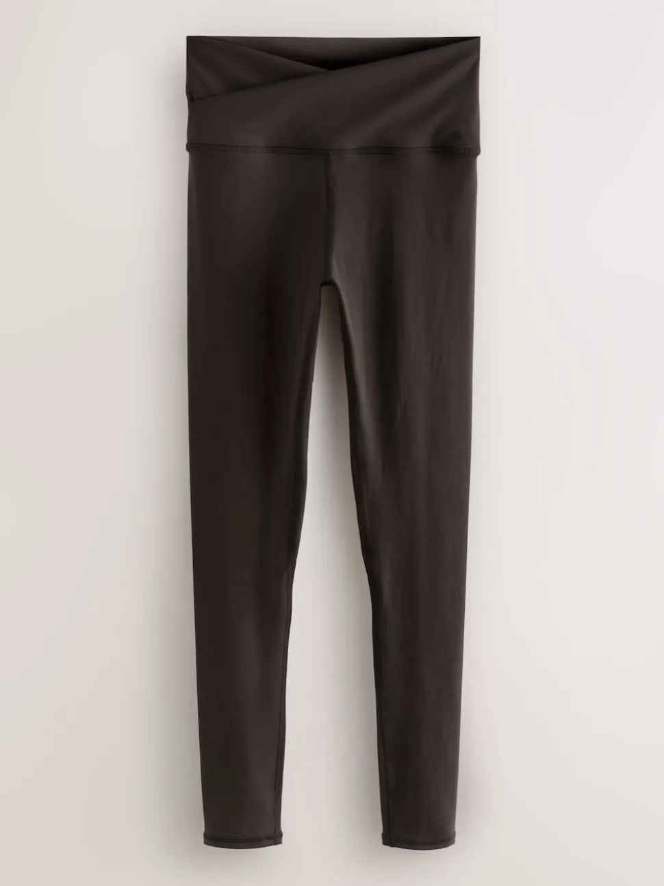 Marron chocolat - Legging Active Balance enveloppant sur le devant