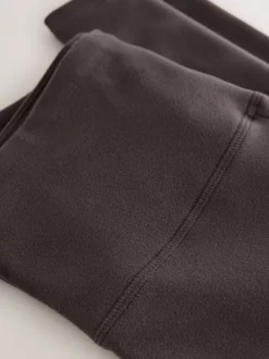 Marron chocolat - Leggings polaire confortable
