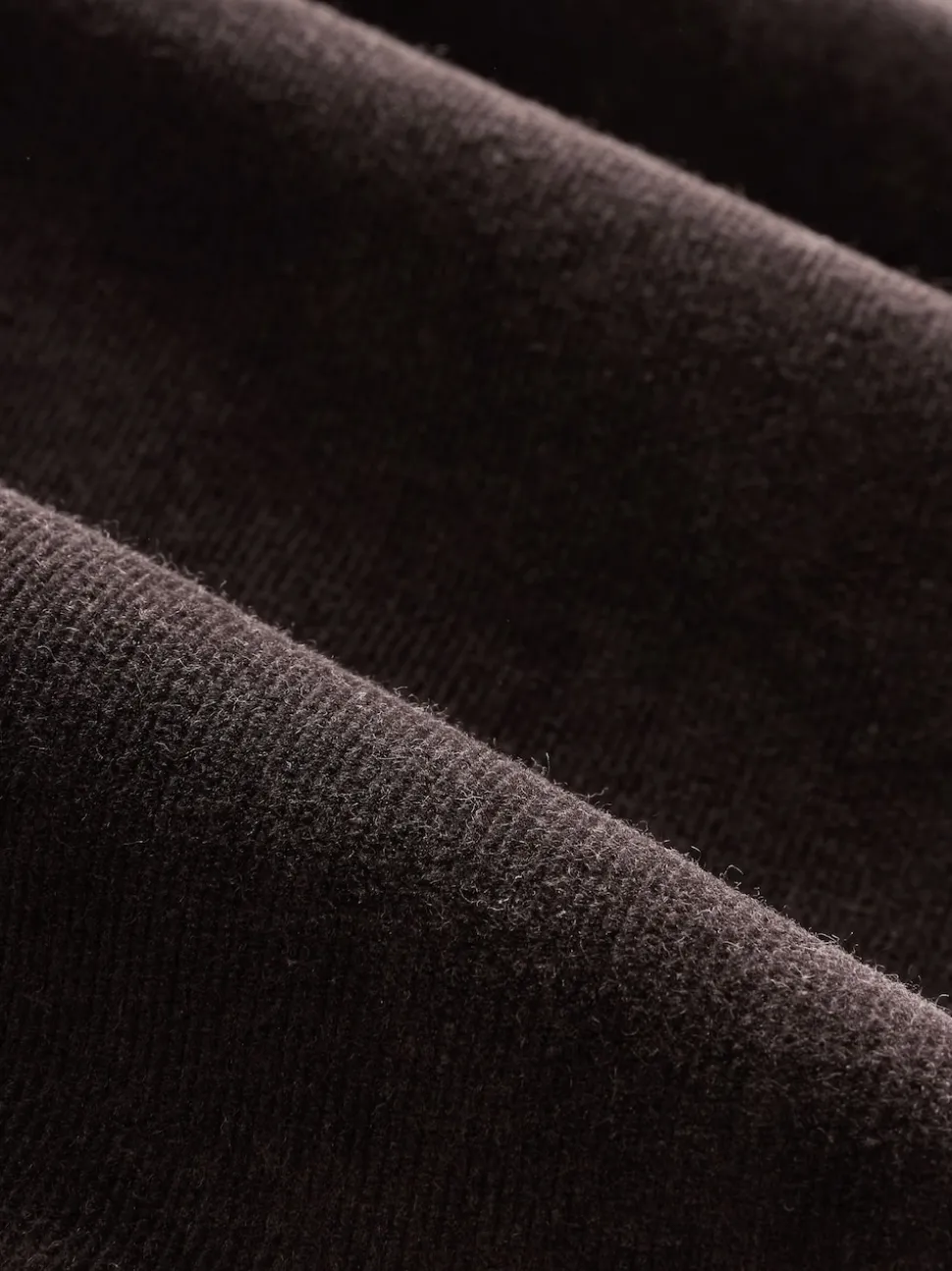 Marron chocolat - Pantalon sablier skinny en velours côtelé