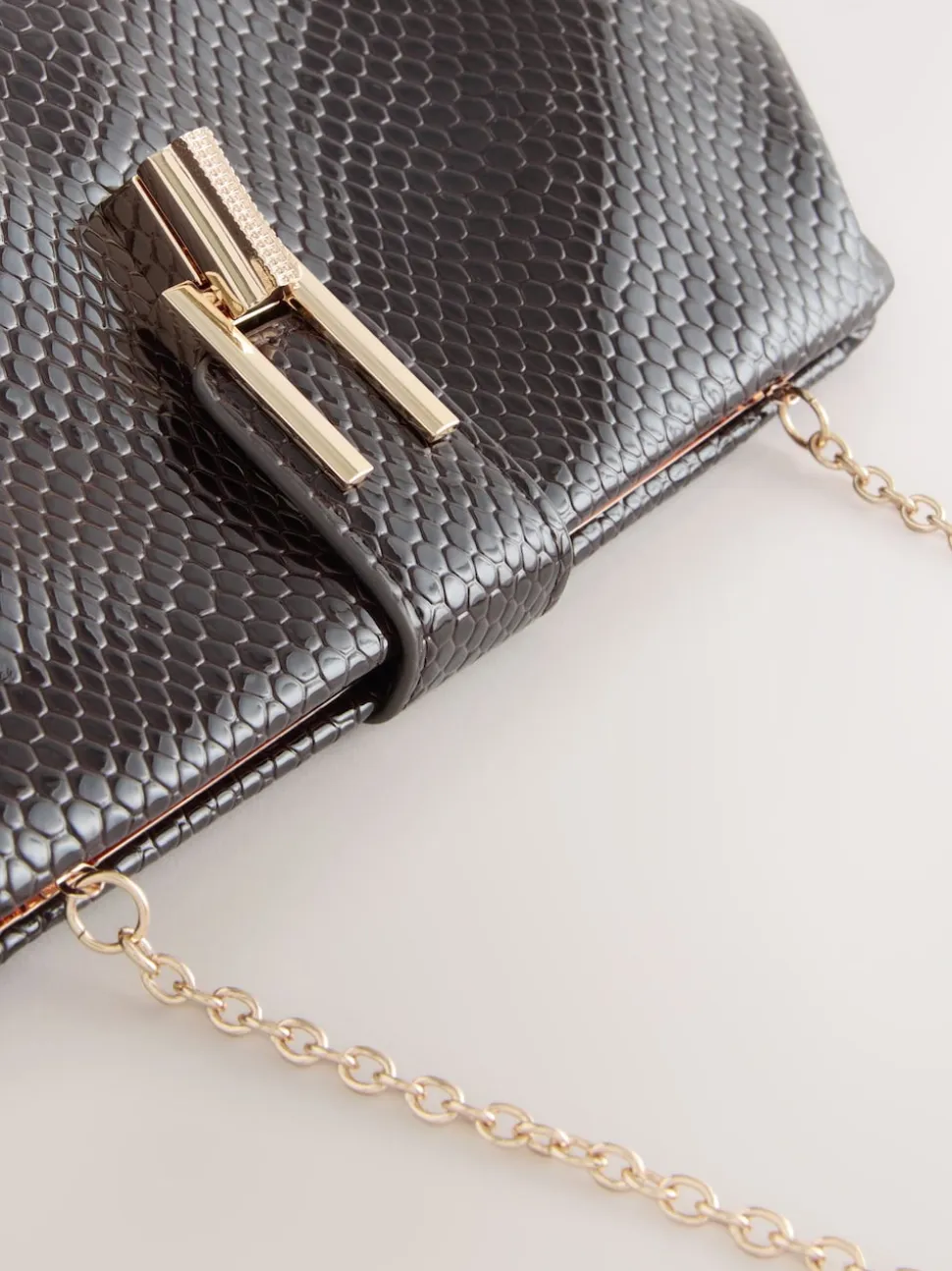 Marron chocolat - Pochette volumineuse
