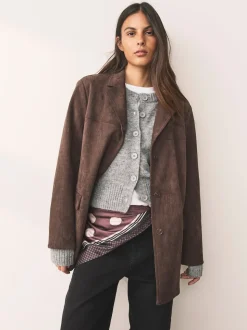 Marron chocolat à pois - Écharpe carrée Satin