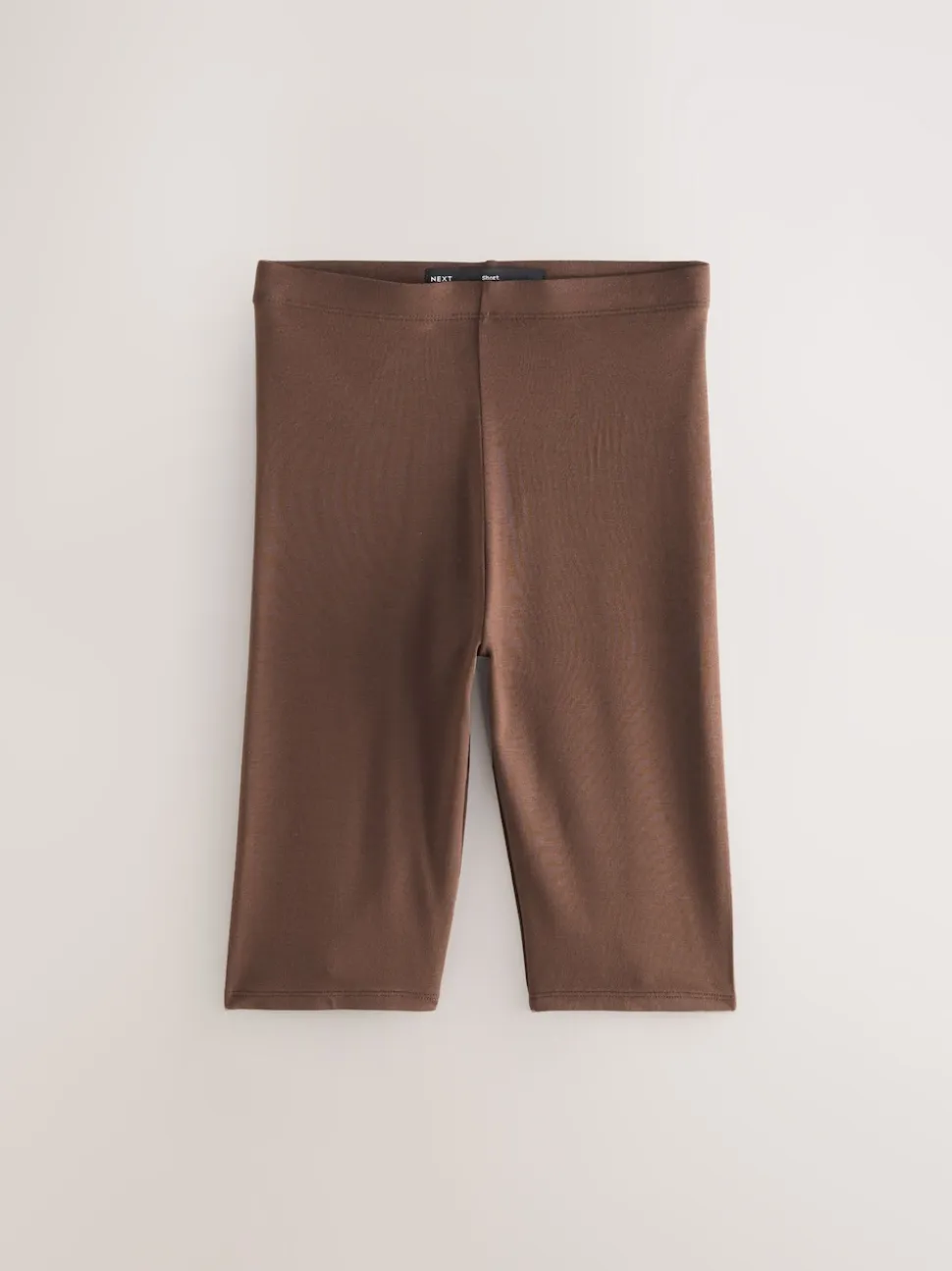 Marron chocolat - Short cycliste en jersey