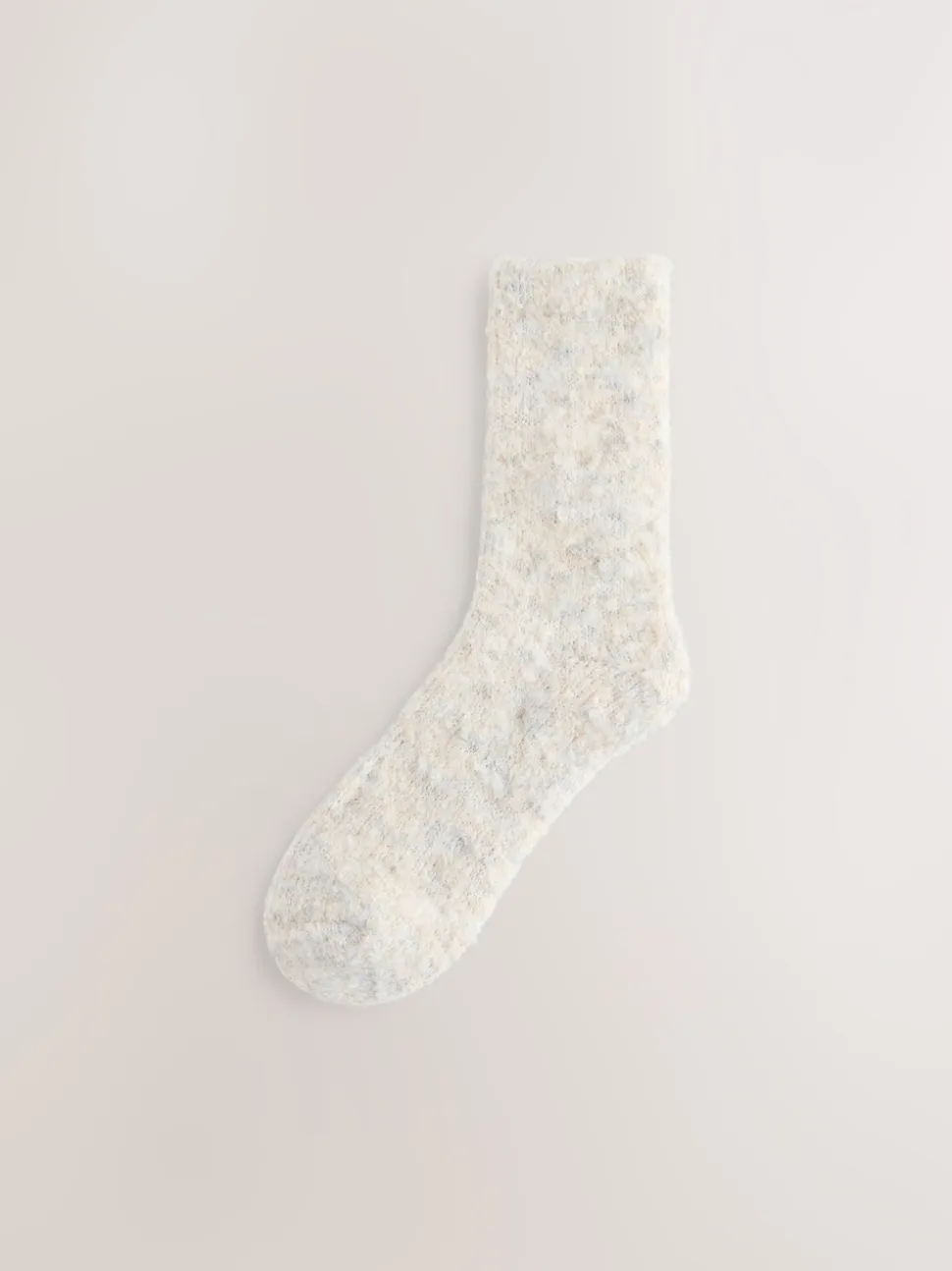 Marron chocolat/écru - Lot de 2 paires de chaussettes douillettes Boucle