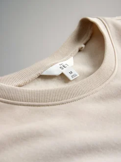 Marron chocolat/marron taupe/Crème - The Set 3 Lot Sweat-shirt décontracté à col rond