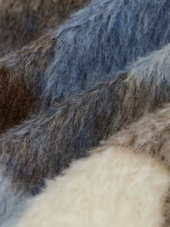 Marron et Bleu - Veste à carreaux
