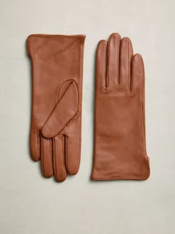 Marron fauve - Gants en cuir