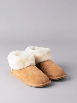 Marron fauve - Lakeland Leather Ladies Sheepskin Boots Slippers (Bottes en peau de mouton pour dames)