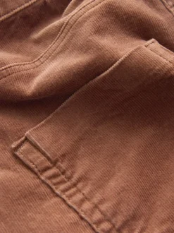 Marron fauve - Pantalon bootcut en velours