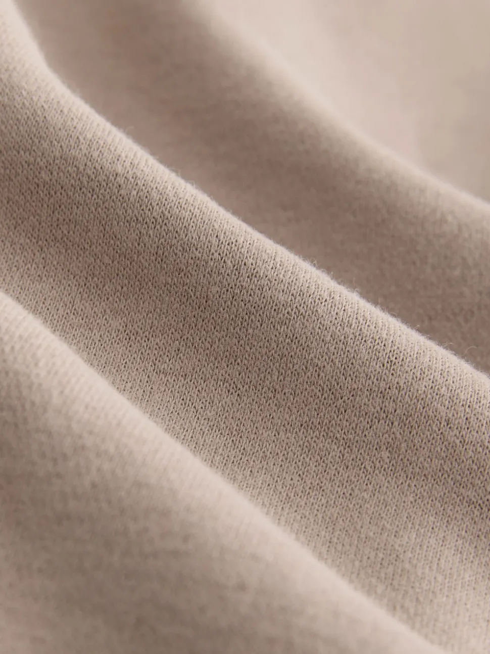 Marron neutre - Sweat-shirt à capuche long actif à coutures apparentes ultra-doux avec poches