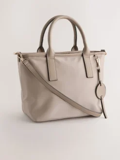Marron taupe - Sac à bandoulière en nylon