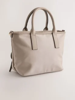 Marron taupe - Sac à bandoulière en nylon
