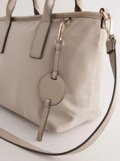 Marron taupe - Sac à bandoulière en nylon