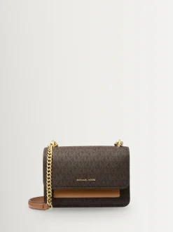 Marron/Acorn - Petit sac à bandoulière Michael Kors Claire