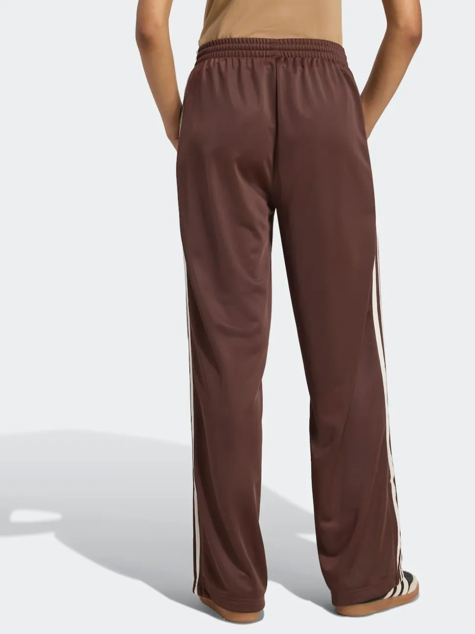 Marron/blanc - Pantalons de survêtement amples Adidas Original Firebird