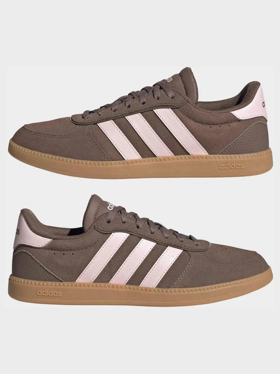 Marron/rose - Adidas Breaknet Sleek Trainers