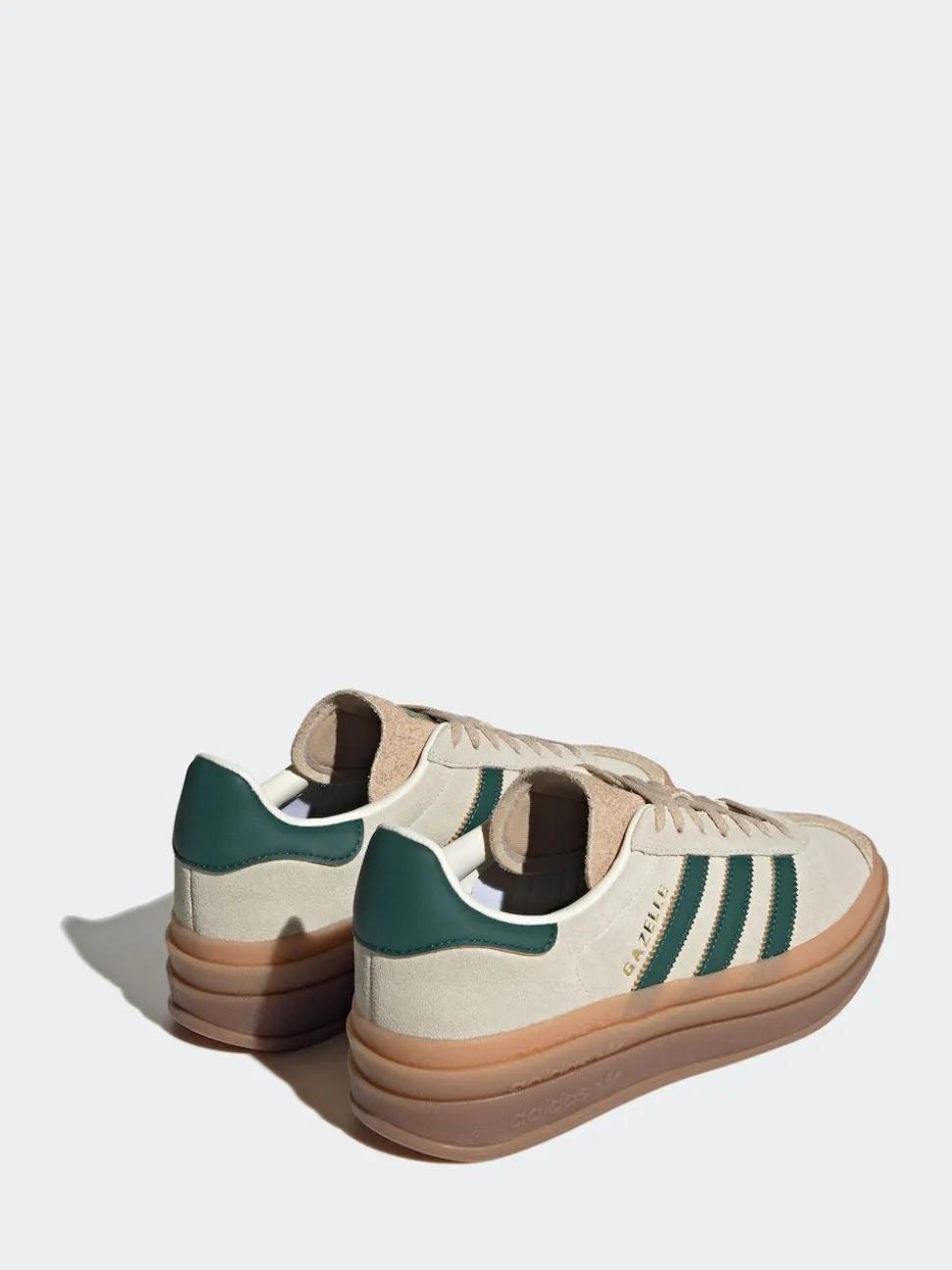 Marron/Vert - Baskets adidas Originals Gazelle Bold W
