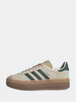 Marron/Vert - Baskets adidas Originals Gazelle Bold W